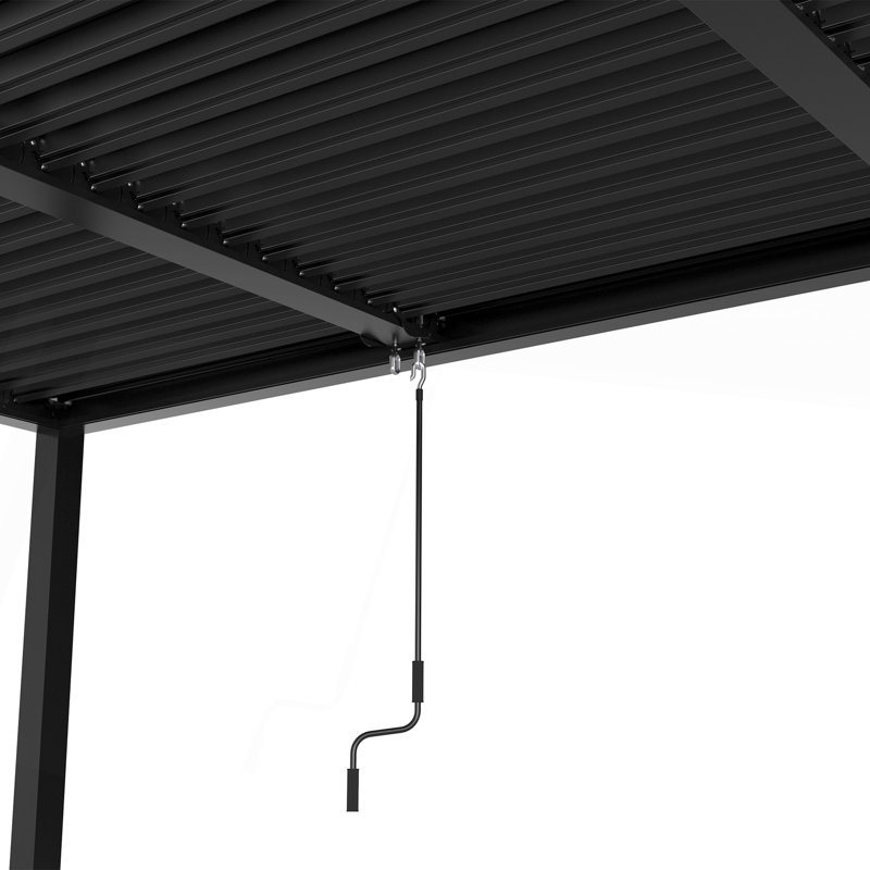 Cadre et persiennes en aluminium 10 x 19 pi Pergola Louver