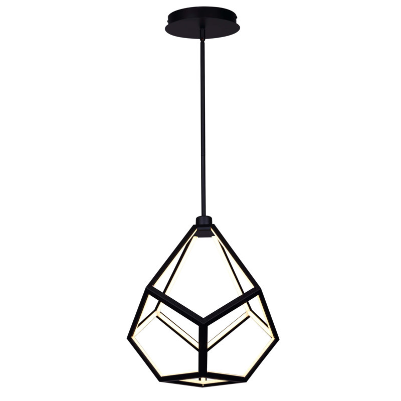 Lustre géométrique à intensité variable Kushma