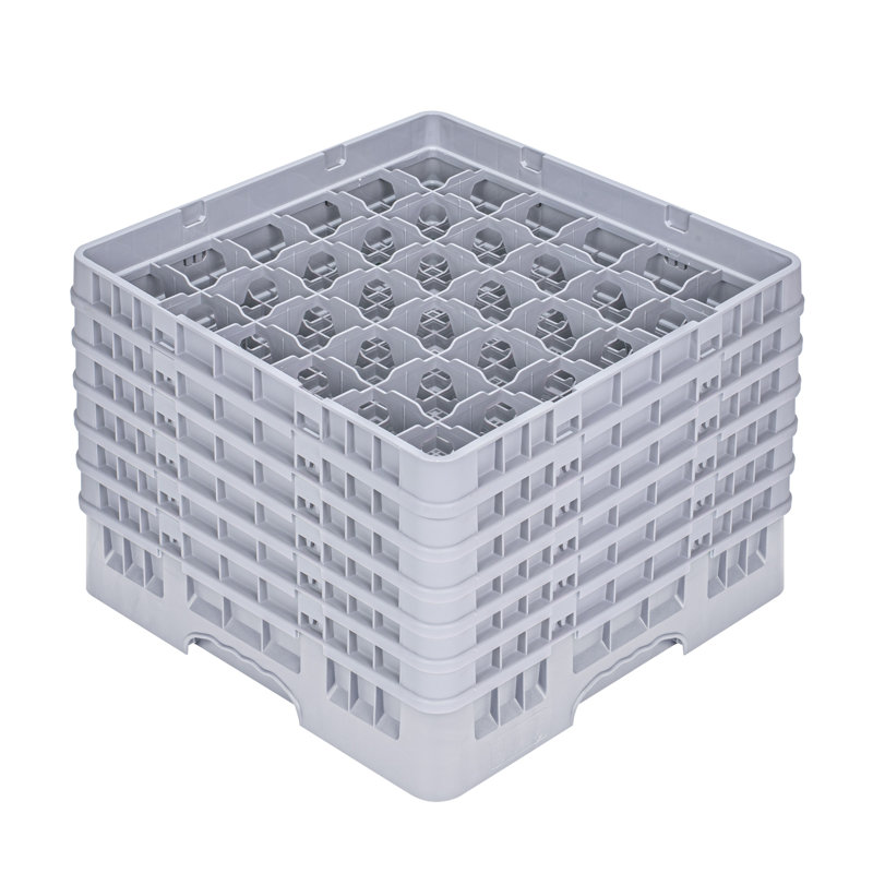 Support en verre professionnel pour 36 barres Clean Tek, H 13,74 po x l 19,69 po x P 19,69 po, Gris