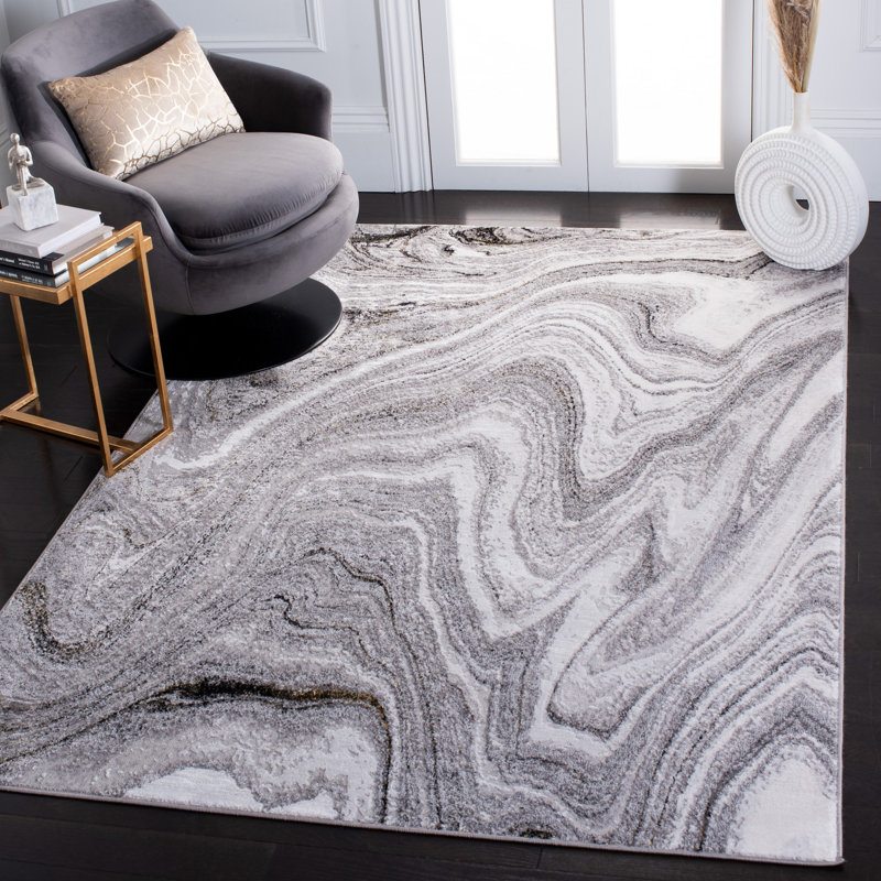 Deerfield Performance Abstract Rug, Rectangle 5'5" x 7'7"