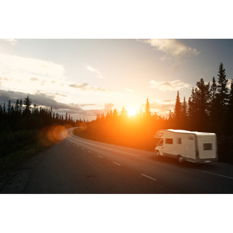 Caravan Trail by Alexsl, 12" H x 18" W