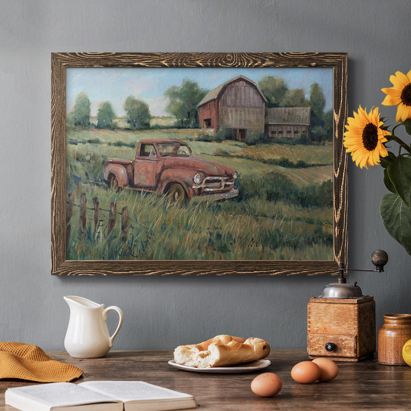 «Rusting Away II», reproduction d'un seul cadre photo sur toile, Noyer, H 22 po x l 32 po x P 1,5 po