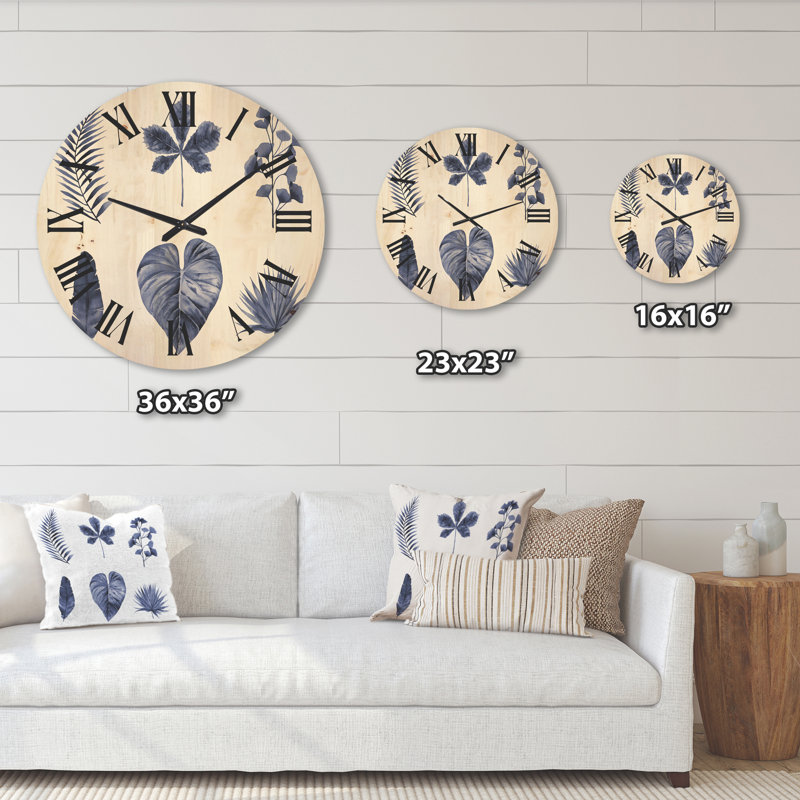 Horloge murale abstraite, Grand