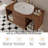 40" Single Floating Vanity With Oval Ceramic Sink, Modern Solid Wood Bathroom Cabinet，Drain Pipe Includes-568096511