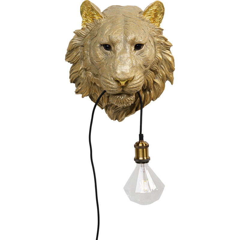 Wall light Animal Tiger Head 34cm