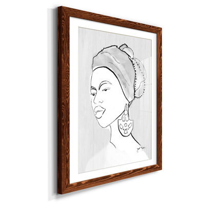 «Wonderous Woman», reproduction d'art sur papier encadré
