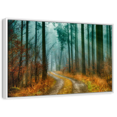 Sentier de la forêt d'automne