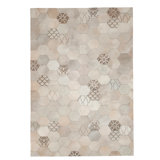 Atomo Cowhide Geometric Area Rug
