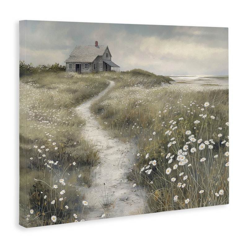 Pathway To Coastal Cottage, conception par Imagine It Images, H 16 po x l 20 po