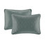 Grand couvre-lit réversible 3 pièces - Très grand pour matelas profond luxueux, rembourrage en coton prélavé confortable, comprend deux taies décoratives, matelassage lavable à la machine, drapé sur un matelas à haute profondeur