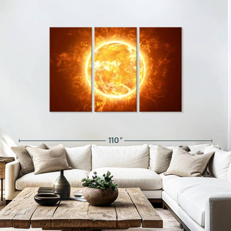 Oberle Scorching Sun, 48" H x 74" W
