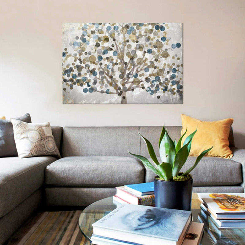 «Bubble Tree» par Color Bakery, reproduction sur toile tendue, Pas de tapis, Toile tendue, H 8 po x l 12 po x P 0,75 po