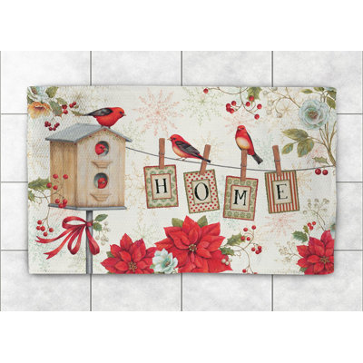 Holiday Wings Chenille Indoor Rug