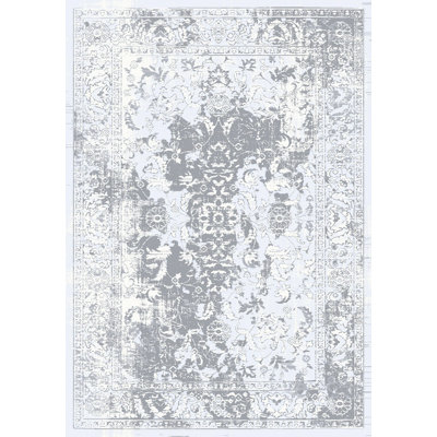 Ivoire Nikolai/gris Tapis décoratif