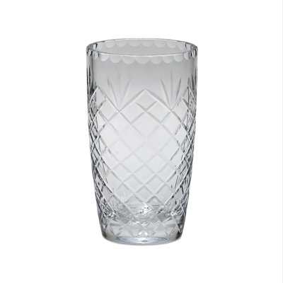 Medallion II Crystal Table Vase