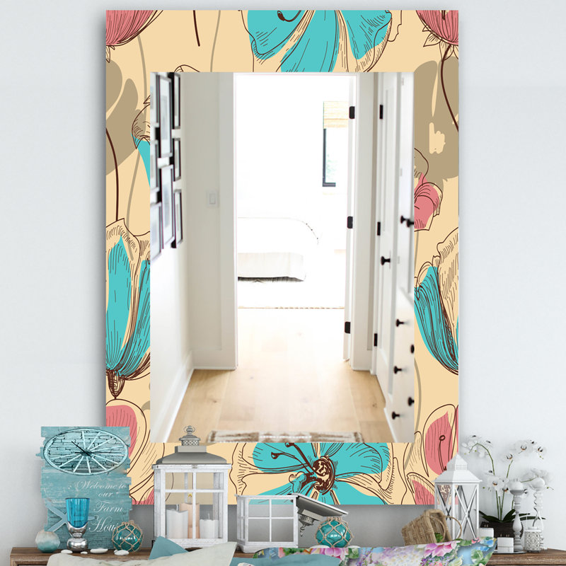 Miroir de salle de bain/meuble-lavabo en fleur 27, H 39,4 po x l 29,5 po