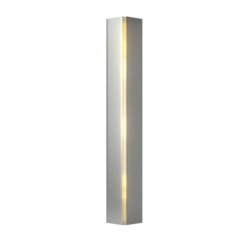 Gallery Steel LED Flush Mounted Sconce, Vintage Platinum