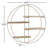 Khala 4 Piece Circle Accent Shelf-24897818