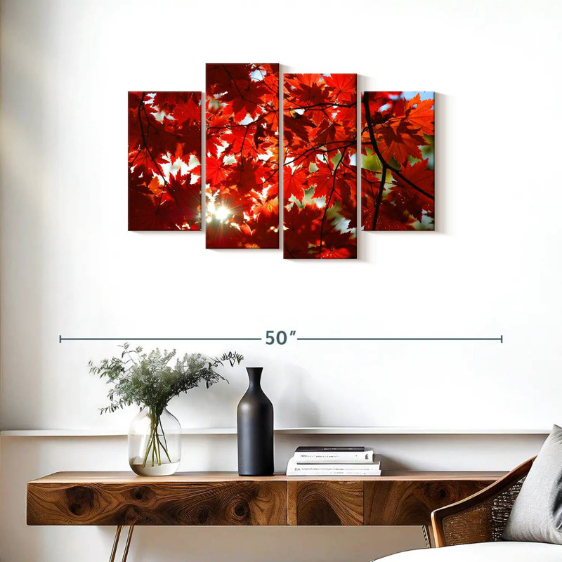Alvord Maple Leaves, 22" H x 36" W