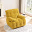 Fauteuil inclinable en tissu pivotant à 360 degrés pour le salon-417855039