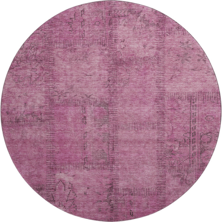 Premium Machine Washable Prisco Blush Rug