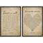 Citations emblématiques littéraires et lyriques, art moderne, décoration murale, minimaliste, 2 pièces-98109387-98109388