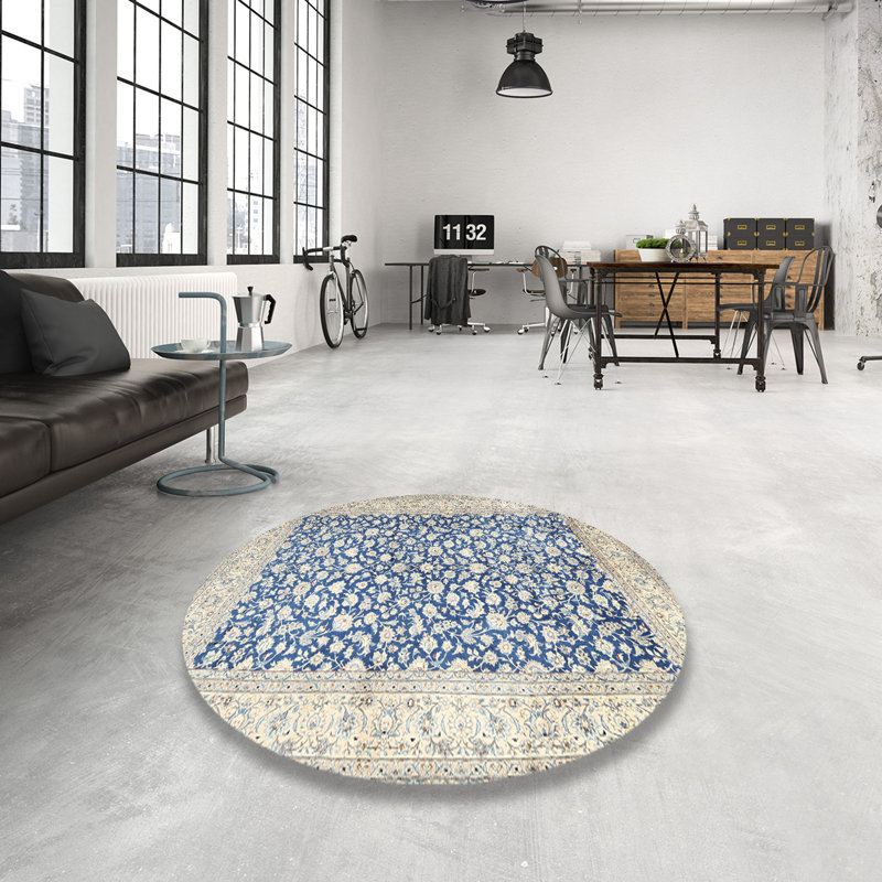 Drewry Oriental Indoor Rug, Round 6'
