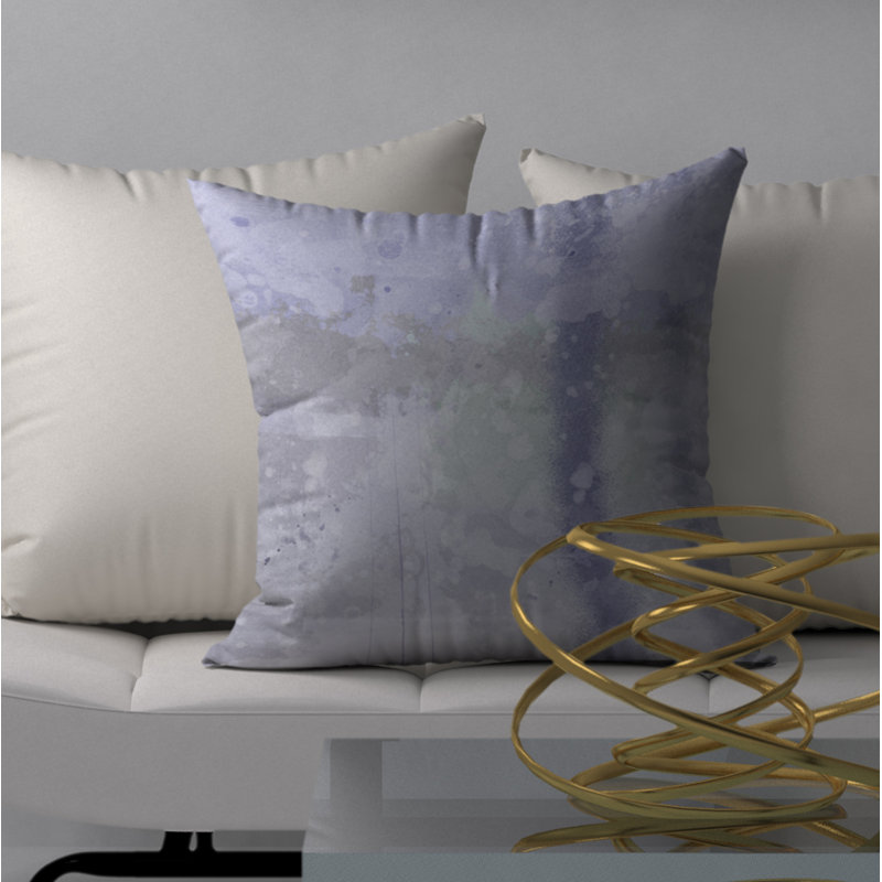 Housse de coussin décorative carrée avec insert, 18" x 18"