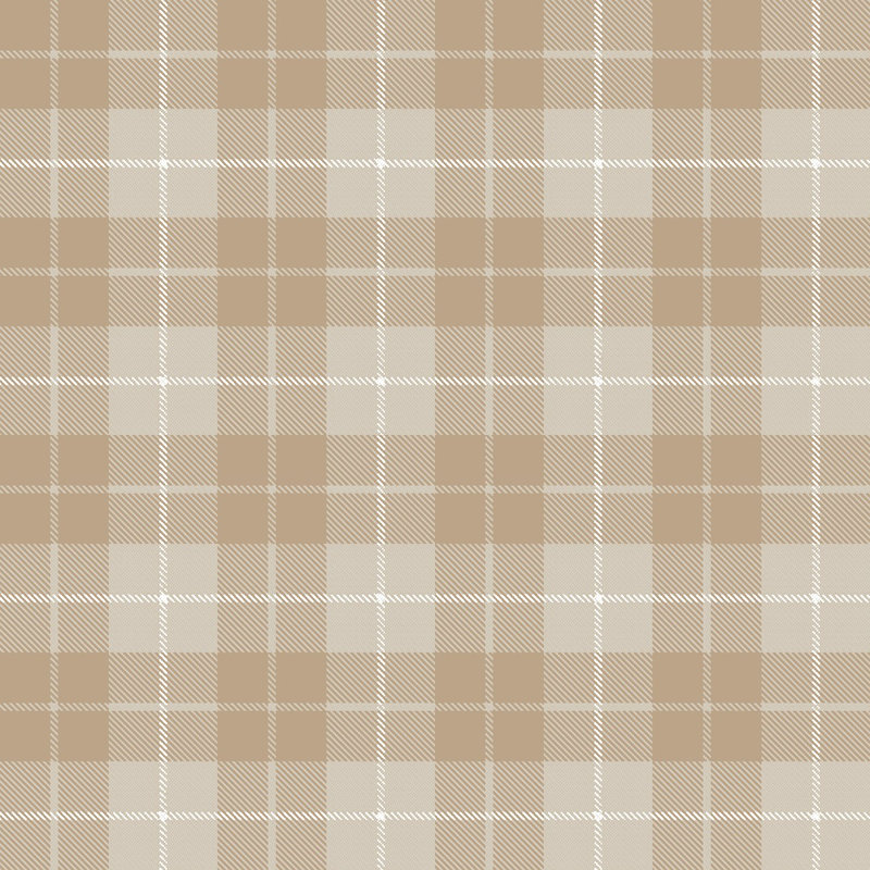 Nerijus Twilled Tartan Wallpaper Roll, Beige