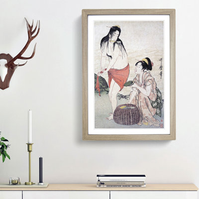 Abalone Divers by Kitagawa Utamaro - Picture Frame Painting Print on Paper