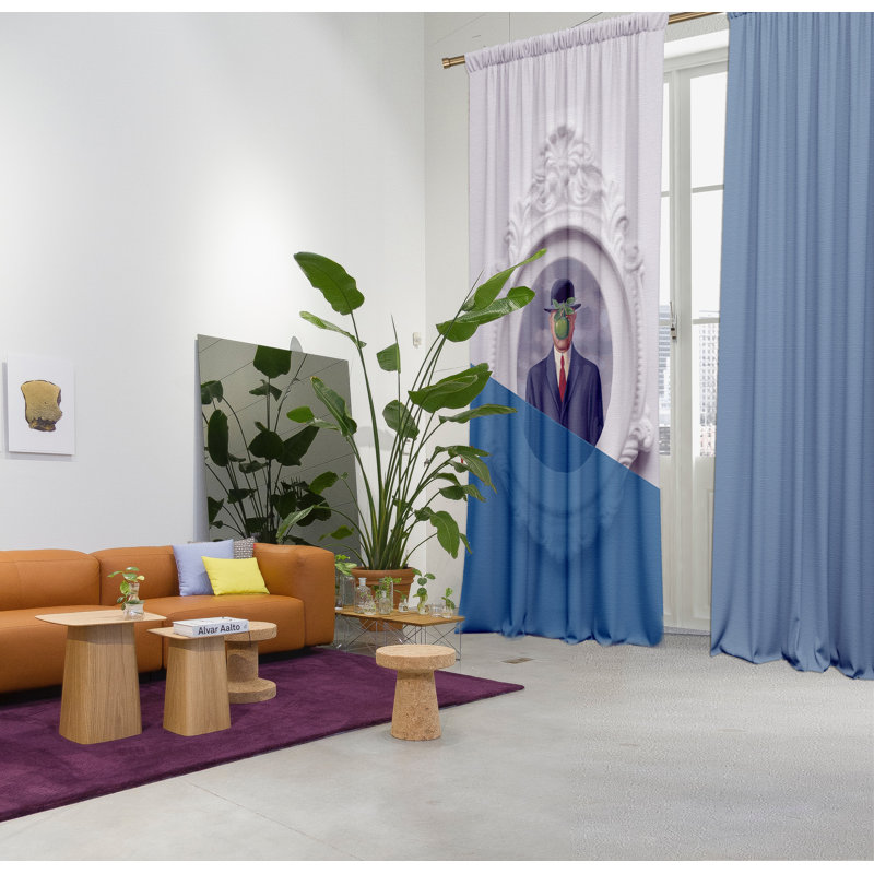Blackout Curtain Panel Pair, 148 W x 200 D cm