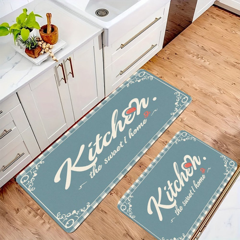 Tapis de cuisine 2 pièces "Kitchen Sweet Home"