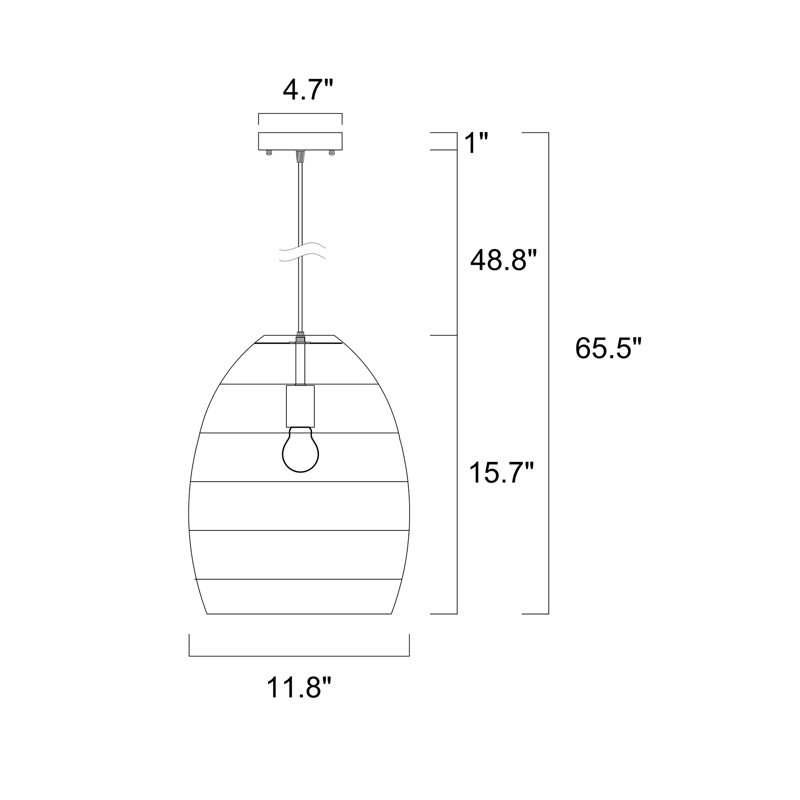 Julie 1 - Light Single Pendant
