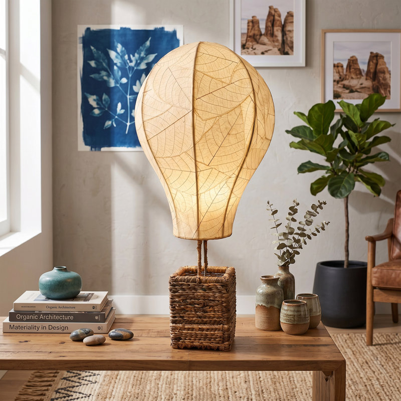 Hot Air Balloon Table Lamp Natural, Cream