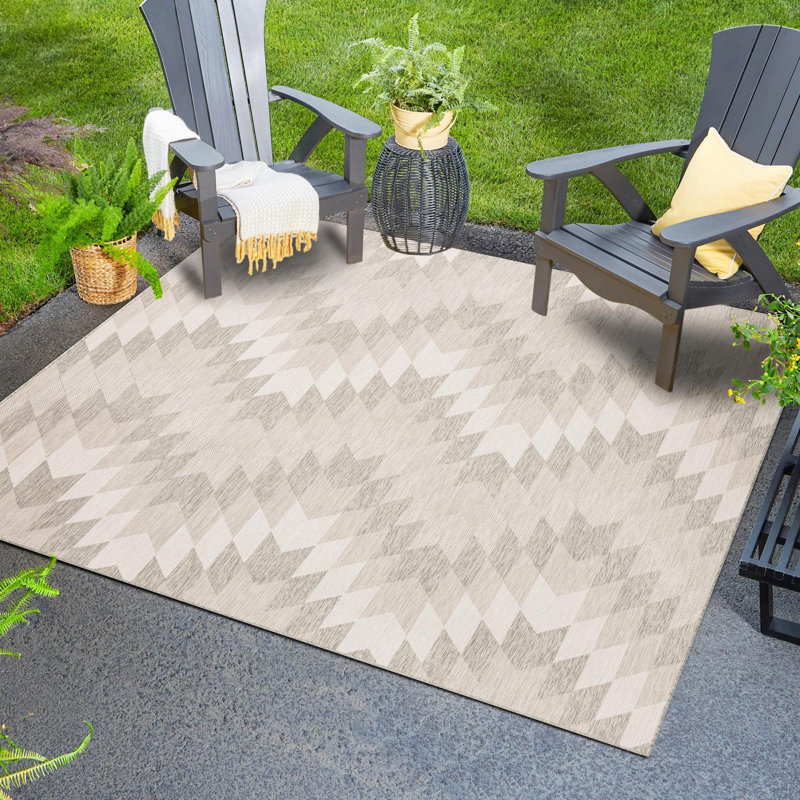 Blox Herold Indoor/Outdoor Area Rug, Square 10'