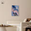 «Rose Gold Nebula II», reproduction d'art sur toile par Art Remedy, cadre argenté, 24 x 36-492250770-492250796