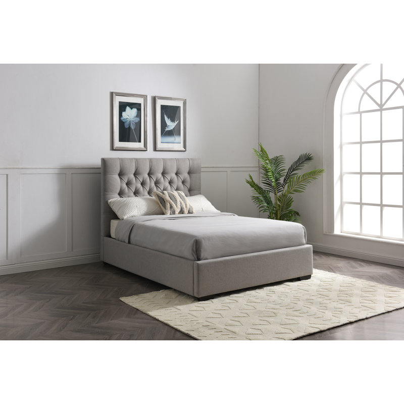 Ashien Upholstered Ottoman Storage Bed, Double (4'6)