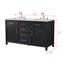 Meuble-lavabo double 60 po Reajean-103923384