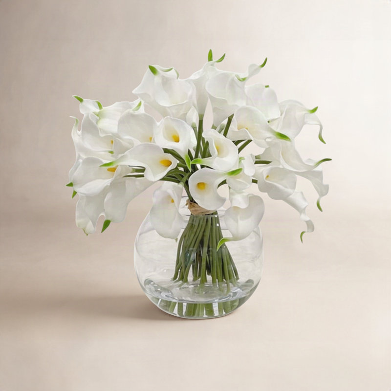 Calla Lily Floral Arrangement, White