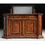82" Wide 2 Drawer Walnut Wood Sideboard