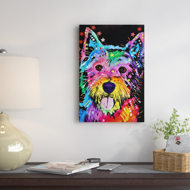 Art sur toile westiegraphic, H 60 po x l 40po x P 1,5 po, Toile tendue