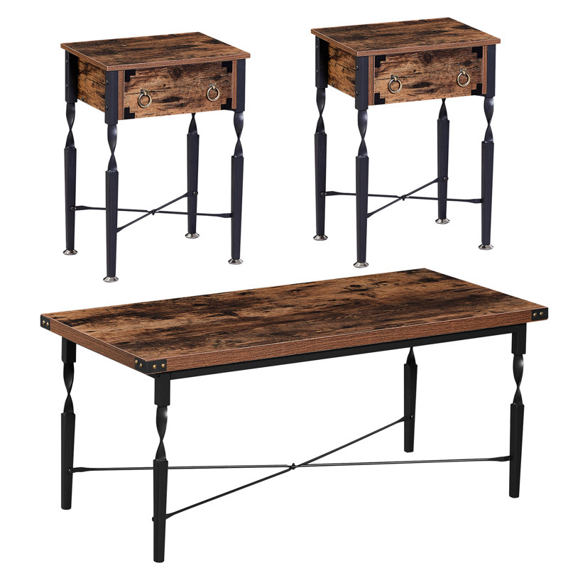 Cheriece 3 - Piece Living Room Table Set