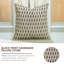 Fabdivine "Pure Linen" Throw Pillow Covers 26x26 Inch, Pink, Soft Block Print Lil Paisley-108106728-108106735
