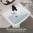 Rectangular Pedestal Bathroom Sink With Overflow