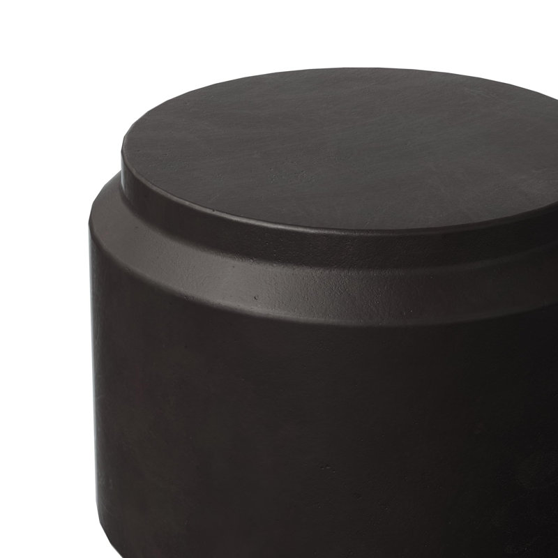 Cassis Accent Stool, Lava Brown