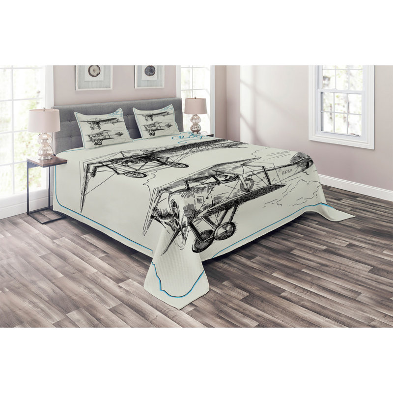 Modern & Contemporary Polyester Coverlet