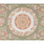 Hand-Knotted High-Quality Green and Brown Area Rug
