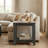 Weddel Basilico End Table with Storage-605722106