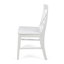 Chaises de salle à manger en bois d'acacia Roshan Farmhouse, blanc (ensemble de 2)-1037008249