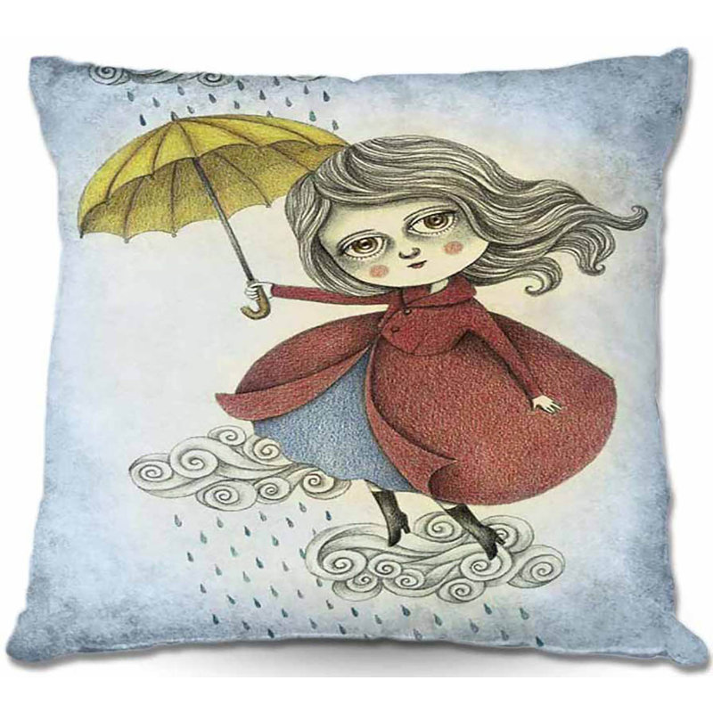 Reversible Throw Pillow, 16" x 16"